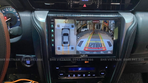 Màn hình DVD Android liền camera 360 Toyota Fortuner 2017 - nay | Fujitech 360 